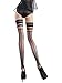 Fiore Alegra Seamed Hold Ups L/4 Black