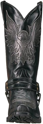 Roper Mens Moto Eagle Lug Boot, Black, 12 D | Image 1