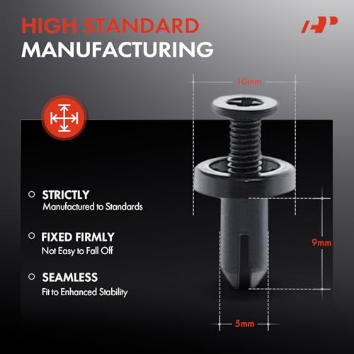 Clips de retención tipo tornillo de nailon para Mazda CX-5 y Mazda 3 3
