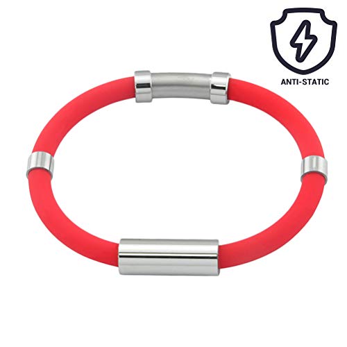 Faviye Correa de muñeca antiestática antiestática Correa de muñeca ESD para Mujeres Hombres