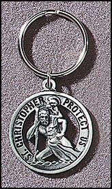 St Christopher Keychain
