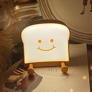 【本日最終日】 【かわいい】LETOUR トースト型のUSB充電式LEDベッドサイドランプ ナイトランプ 980円！プライム会員は送料無料！