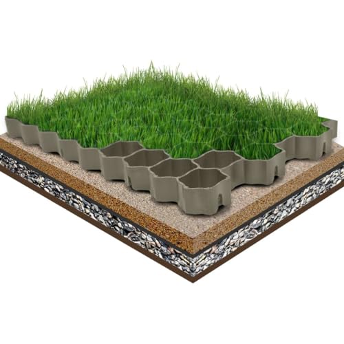vidaXL Griglie per Erba 60x40 cm Verdi in Plastica