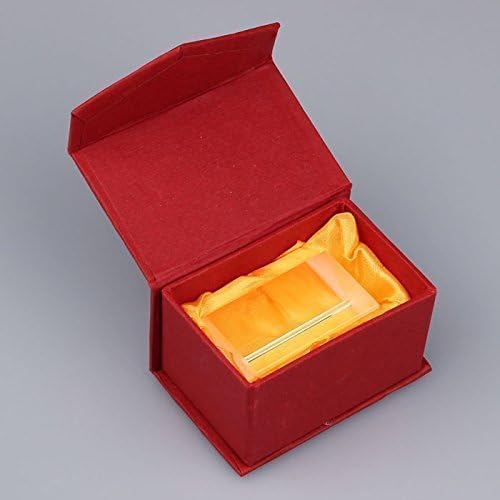 Ymhapp 5cm Optical Glass Triangular Prism Physics Teaching Light Spectrum Model Educational Science Kits, Clear, 5 Centimetres - Image 3