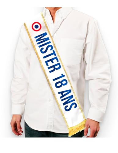Sud Trading Cie Echarpe Tricolore Mister 18 Ans - Coloré - Taille Unique