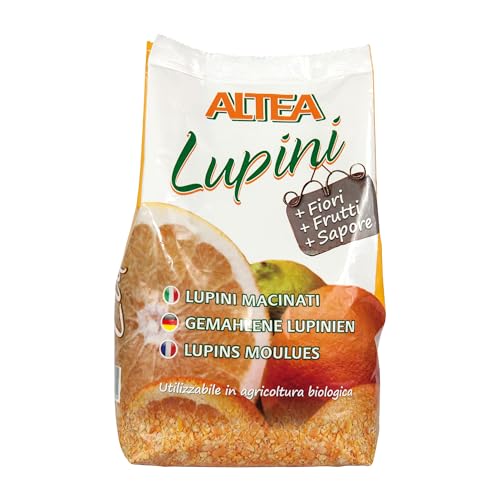 Tecnokit Lupini Macinati Per Limoni E Agrumi, Concime Naturale Acidificante Per Piante Acidofile, Farina Di Lupini Essiccati, Concime Per Limoni In Vaso, Agicoltura BIO, Sacco Da 1 Kg