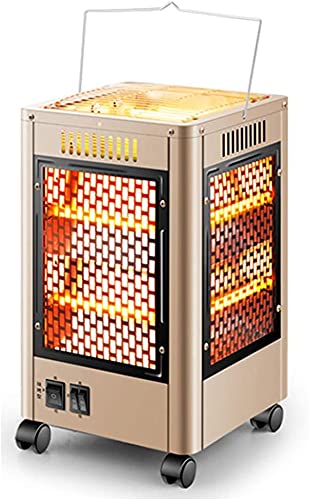 2000W Compact Electric Freestanding Heater with Baking Tray on the Top,Patio Heaters,Can Barbecue and Heated,Garden Stoves