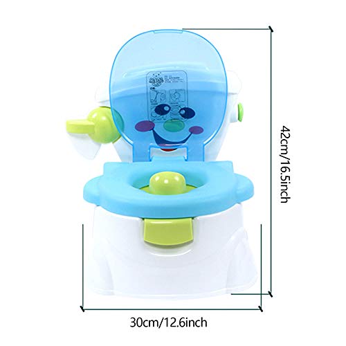 (Blauw) Baby Training Toilet Potje Stoel Kinderen Peuter Potje Veilig Materiaal Bescherming Baby - Afbeelding 6