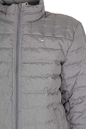 Tommy Hilfiger Men's Lightweight Water Resistant Packable Down Puffer Jacket (Standard and Big & Tall), Heather Charcoal, Small4