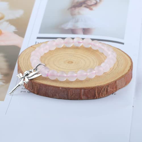 ARHTF Tooth Fairy Bracelet Tooth Fairy Letter First lost Tooth Gift from Tooth Fairy Gift (Pink toothfairy)2