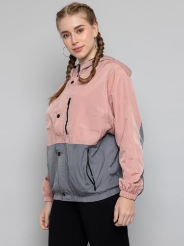 Image of CHKOKKO Sunscreen Jacket for Women Hooded Zipper Sports Jacket | UV Protection | Sun Protective | Lightweight Water Resistant | Riding Biker | Outdoor Travel Gym Running