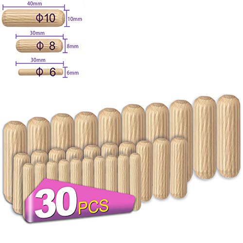 Starcell 30 tacos de madera surtidos M6 M8 M10 de madera dura...