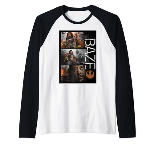 Raglan Star Wars Baze Panel Stack Look Casual pour Sorties Entre Amis