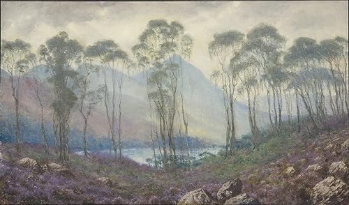 Tableau un paysage écossais affiche impression d'art sur toile 60x90