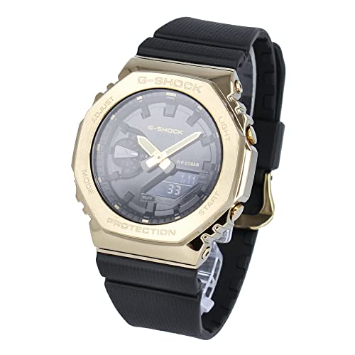 CASIO �J�V�I G-SHOCK �W�[�V���b�N G�V���b�N 2100 Series �r���v ���v �����Y �X�e�����X ���� �u���b�N �S�[���h GM-2100G-1A9 [���s�A���i]