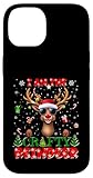 i'm the crafty reindeer christmas outfit funny xmas custodia per iphone 14