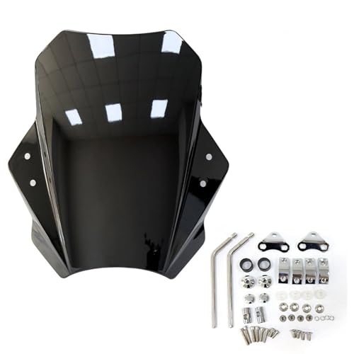 Déflecteur vent moto universel fumé pour réduire la fatigue de conduite