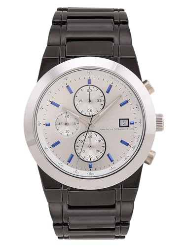 French Connection Analog Silver Dial Mens Watch-FCW11BM (B0CW9Y9W86) Amazon Price History, Amazon Price Tracker