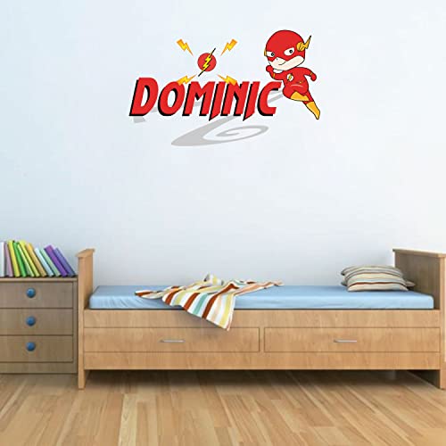 Baby Flash Personalized Name Nursery Wall Decal