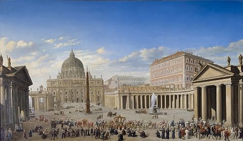Poster St Pierre par Paolo Pannini CHAGM toile sans cadre 50x70 cm