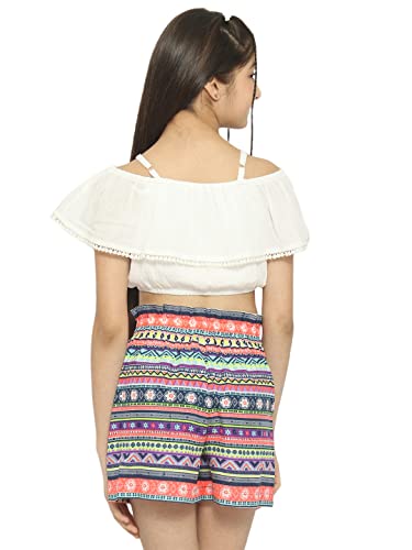Image of Natilene Girls Girls Top With Shorts