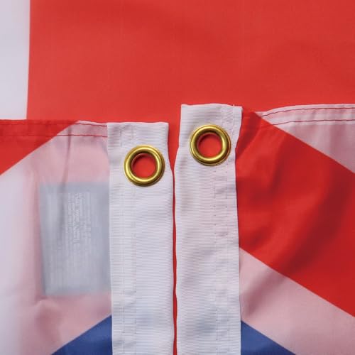 Image of AZ FLAG - United Kingdon Coat Of Arms Flag - 2x3 Ft - 100D Polyester Uk - British - England Banner with Two Metal Grommets - Fade Resistant - Vivid Colors - 2' x 3' Feet - 90x60 Cm