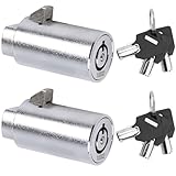 STARVAST Tubular Key Lock for Vending Machines, Zinc Alloy, Chrome, 2 Pack