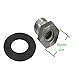Flywheel Gland Nut & Washer, Fits Type 1 VW, 36mm, Compatible with Dune Buggy
