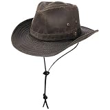 Stetson Diaz Chapeau Outdoor Protection UV Bord Formable Tissu Unisexe Ete Hiver