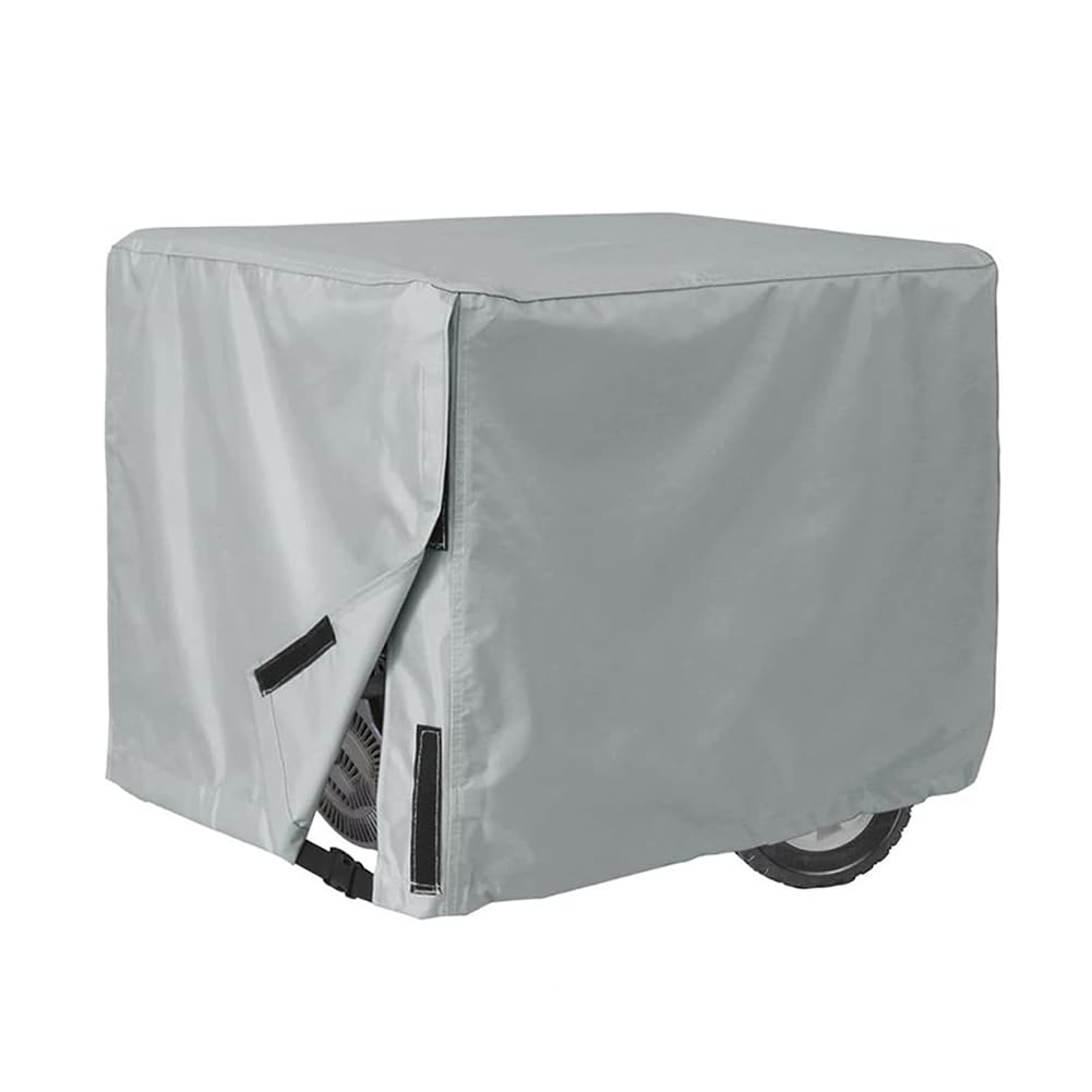 MOOWI Generator Cover for Hyundai HY3000Si, 420D Waterproof Generator Cover Outdoor with Windproof Straps