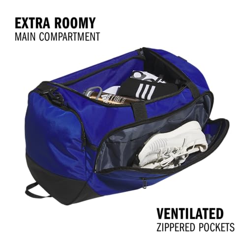 Image of adidas Defender 5 Duffel Bag for Sports, Gym and Travel, Team Royal Blue, OSFA