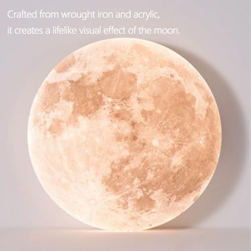 Plafonnier LED lune pour éviter la fatigue visuelle avec sa lumière variable réglable - 7