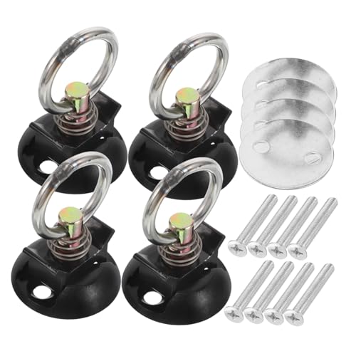 Cabilock 4pezzi Kit Ancoraggio Per Ancoraggio Accessori Per Punti Montaggio Per Motociclette Camion e Rimorchi