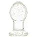 NS Novelties Firefly Glass Plug Medium, Clear, Clear