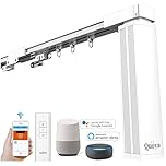 Quoya QL500 Smart Curtains System, Electric Curtain Track with Automated Rail【Motorized and Adjustable Tracks/Rod/Pole (up to 5 metres】