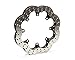 Wilwood Brake Rotor, Super Alloy, Scalloped, 11.750 in OD, 1.250 in Thick, 8 x 7.000 in Bolt Pattern, Stainless, Each