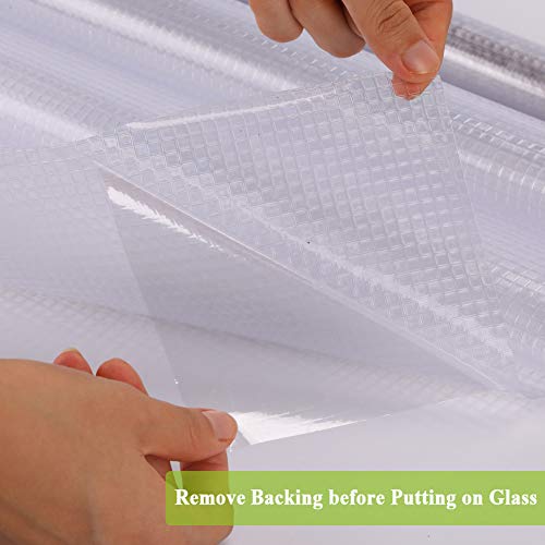 3D Crystal Mosaic Privacy Window Films Decorative Glass Door Clings(Rainbow Effect With Sunlight) Static Cling Window Treatment Anti Uv/Reduce Heat For Home Office,35In. By 78.7In. #TOP7