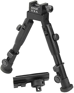 CCOP USA 6 inch Tactical Hunting Rifle Picatinny Swivel Stud Mount Bipod - BP-59MINI - CCOP