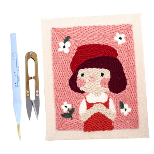 Kit de broderie carré punch needle à offrir pour les passionnés de DIY