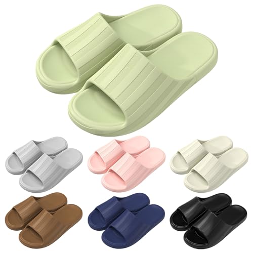 Non Slip Womens and Mens Shower Slippers Open Toe Quick Drying Bathroom Slippers for Pool Camping Swimming3