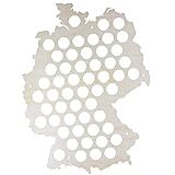 IDEALES GESCHENK: Bierliebhaber werden diesen Kronkorken Baum lieben. Eine Wand-Deko mit ganzen 63 Ausstanzungenfür 63 Kronkorken.