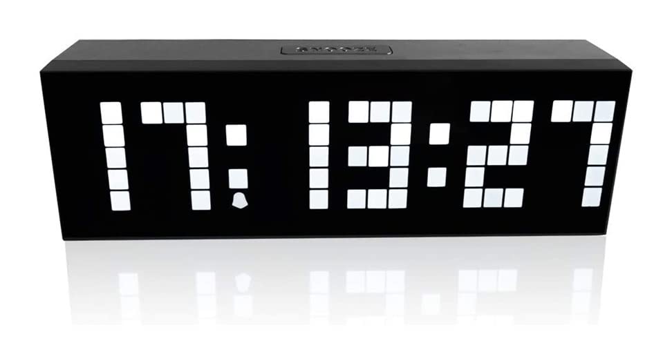 Horloge murale LED moderne CLOCKTOP réveil numérique et nuit