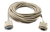System-S D Sub Kabel 10 m 9 Pin Stecker zu Buchse RS232 DB9 Adapter in Grau