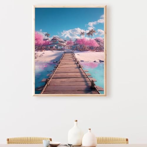 Paint by Numbers ���i �y�C���g�o�C�i���o DIY �h��G ���� �� ��l �q�� ���S�� ���G �L�b�g�A�N�����G�̋�ƃu���V �[�g�N���t�g �L�����o�X �K�p�ΏەǑ����p ���r���O���[�� 90x120 cm (�t���[�����X) PjY1958 