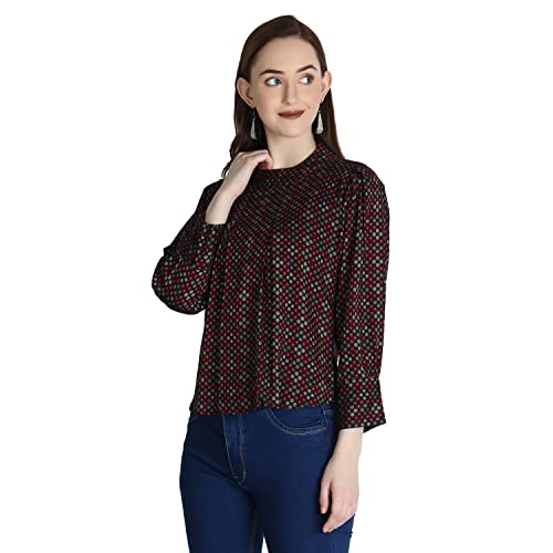 Image of DHRUVI TRENDZ Women's Regular Fit Shirt