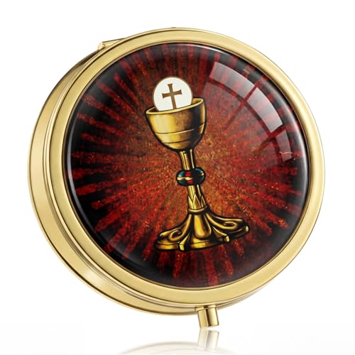 Weysat Pyx for Communion Host Catholic Polished Holy Grail