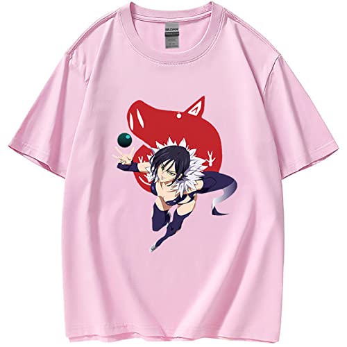 UYTON The Seven Deadly Sins T-Shirt Merlin Hawk Cosplay Costume Unisexe Été Décontracté Manches Courtes T-Shirts en Coton