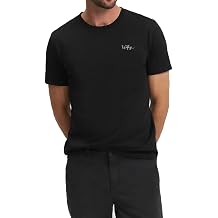 Men's T-Shirts Wikky Embroidered Classics Crewneck Cotton Short Sleeve T Shirt