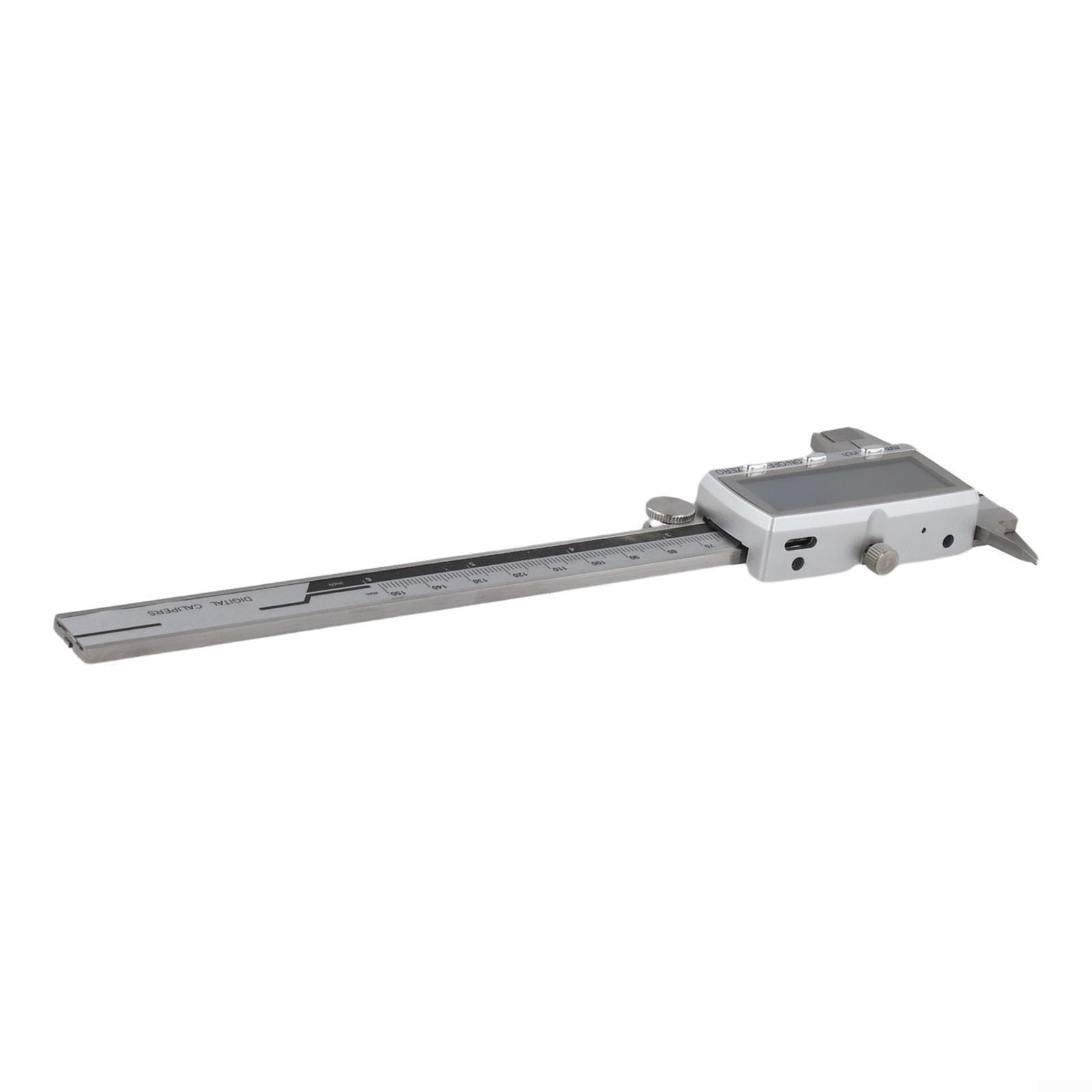 Calibre digital de precisión de 0,01 mm, pantalla LCD de 150 mm (200 mm) | Acero inoxidable de 3,5 mm de grosor, resistente al desgaste, cuerpo de regla dura, óxido para prueba, grado industrial