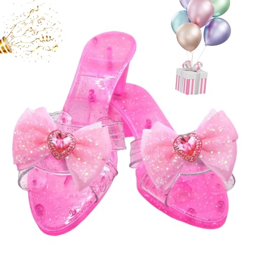 Siuwddee Sapatos de princesa para meninas pequenas - saltos para jogo simbólico de meninas pequenas | saltos altos para cosplay para atividades de dia de personagens escolares, planejadores de